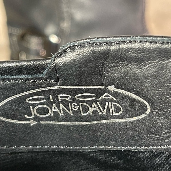 Circa Joan & David Style CJFRESH Black Leather Ankle Boots - Picture 10 of 11